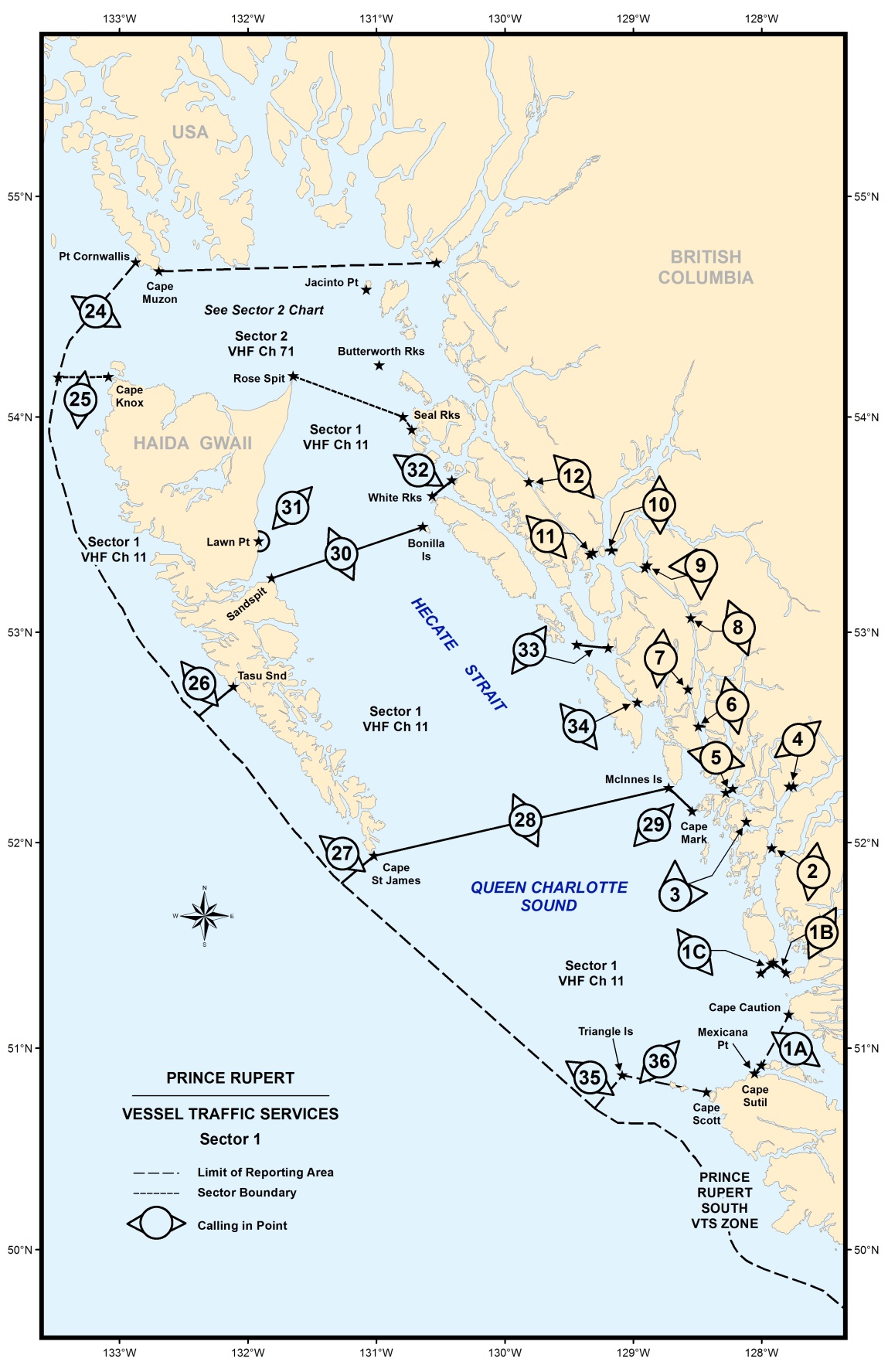 Map Prince Ruper Sector 1