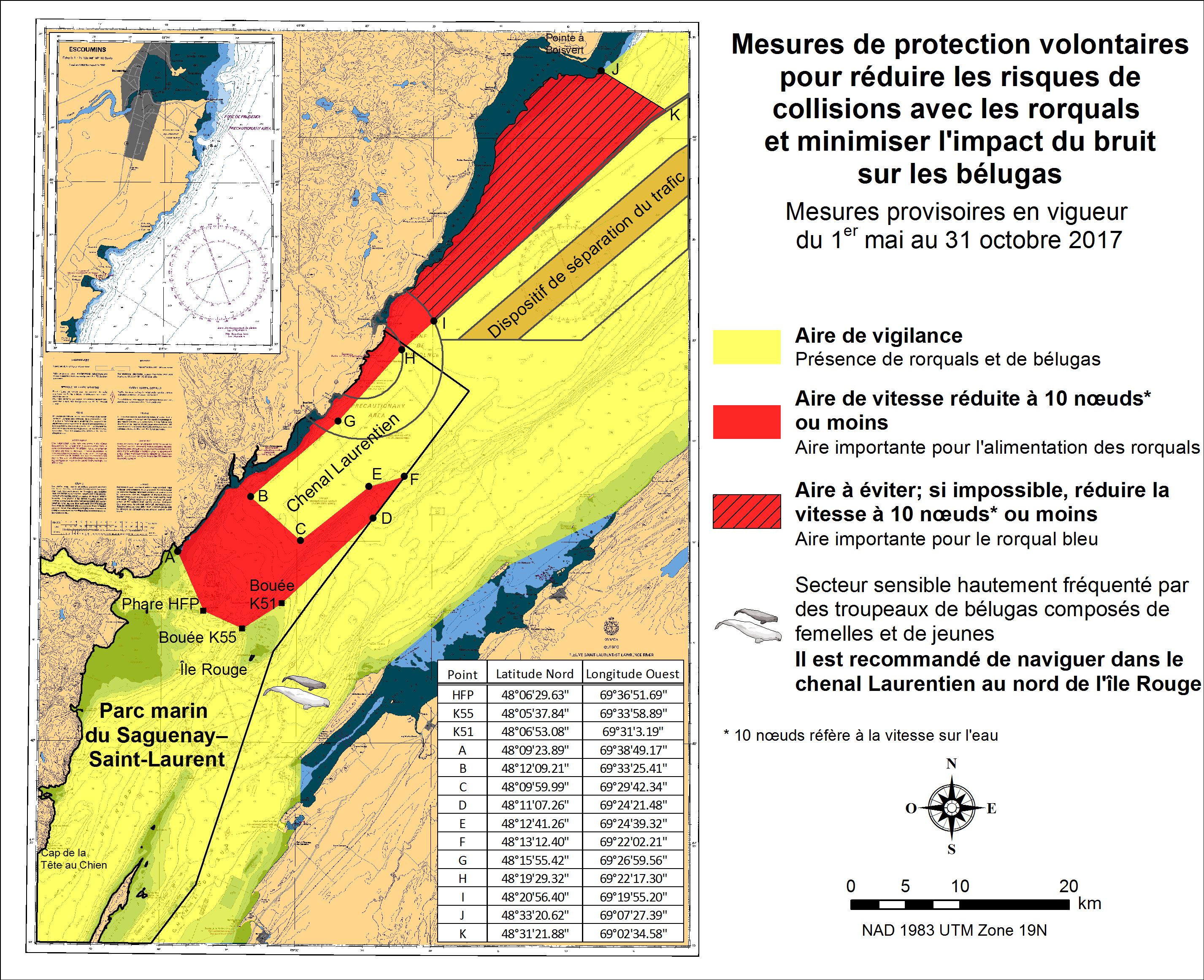 zone protection des baleines
